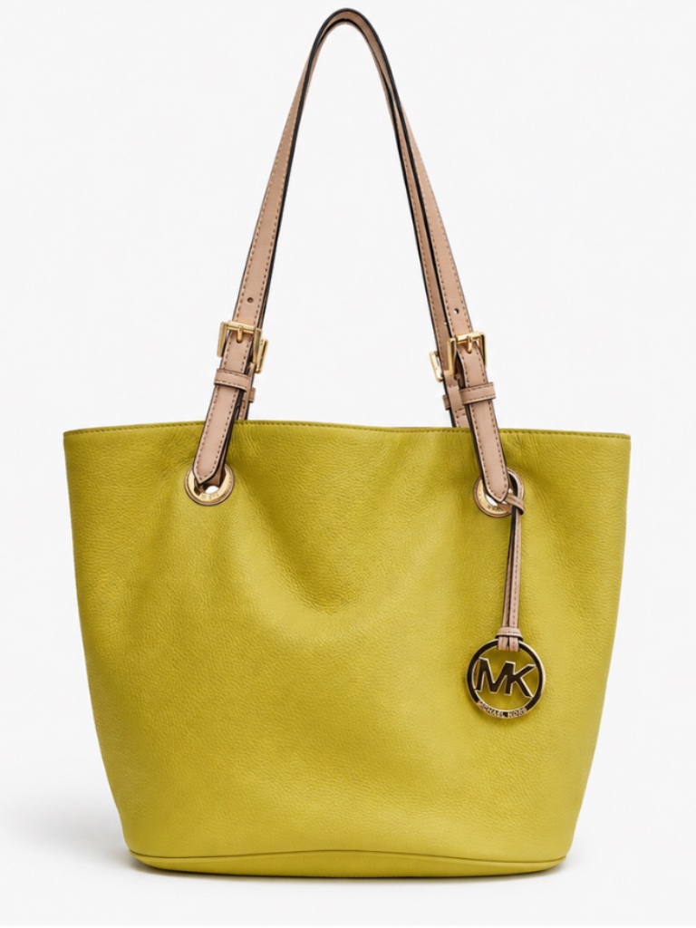 Michael Kors Jet Set Large Pebbled Leather Tote Bag
